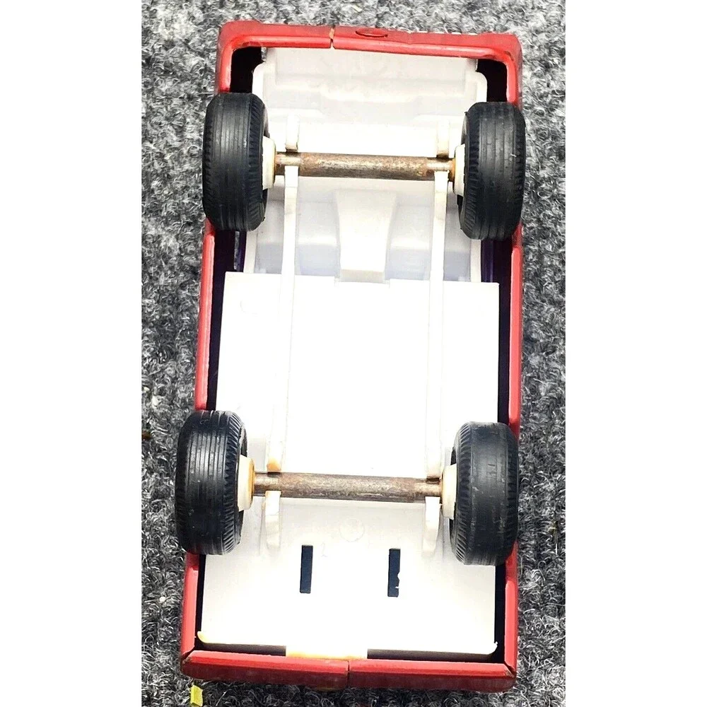 Vintage Tonka Mini Mighty Red Pressed Steel Pickup Truck Toy 55501 USA 4.25